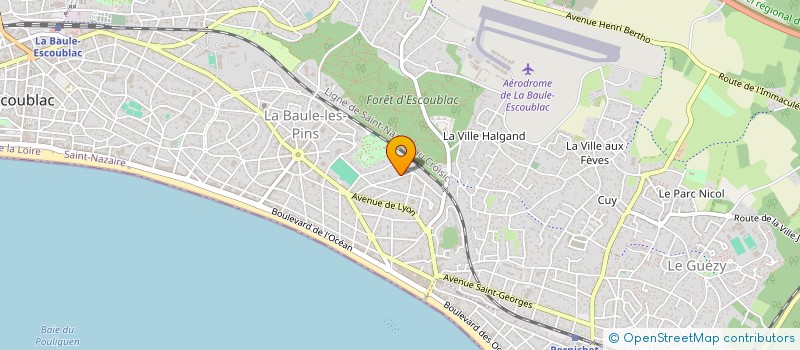 localisation de l'entreprise ANGERS DOYENNE  LA BAULE-ESCOUBLAC