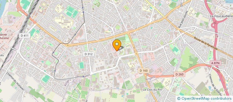 localisation de l'entreprise ANGERS LOIRE DEVELOPPEMENT à ANGERS