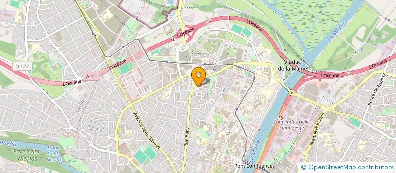 localisation de l'entreprise ANGERS MAYOTTE CLUB SPORTIF à ANGERS