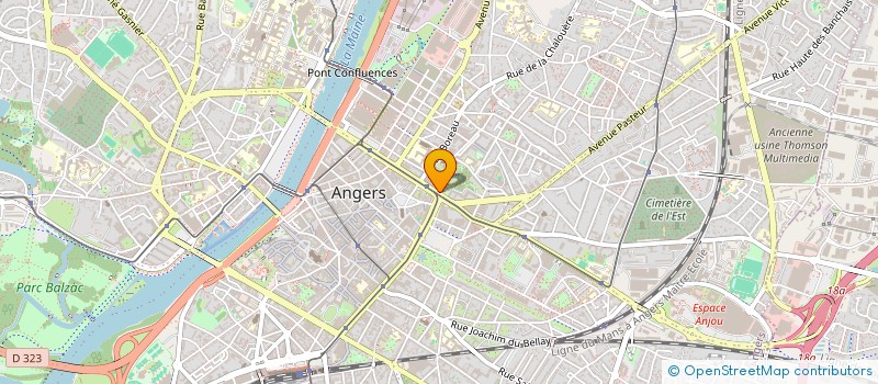localisation de l'entreprise ANGERS MENDES 2017 à ANGERS