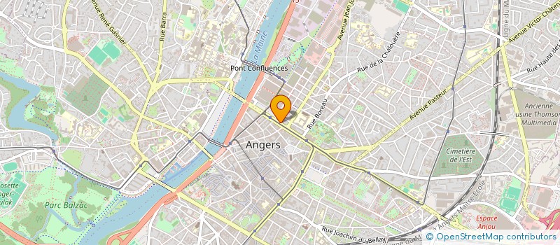 localisation de l'entreprise ANGERS MINCEUR à ANGERS