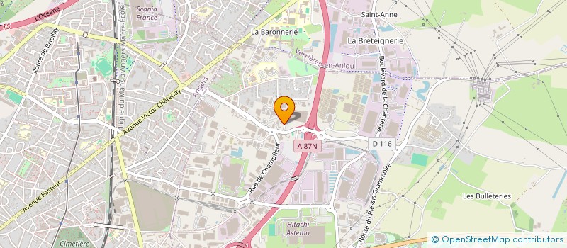 localisation de l'entreprise ANGERS MOTOS CONCEPT à SAINT-BARTHELEMY-D'ANJOU