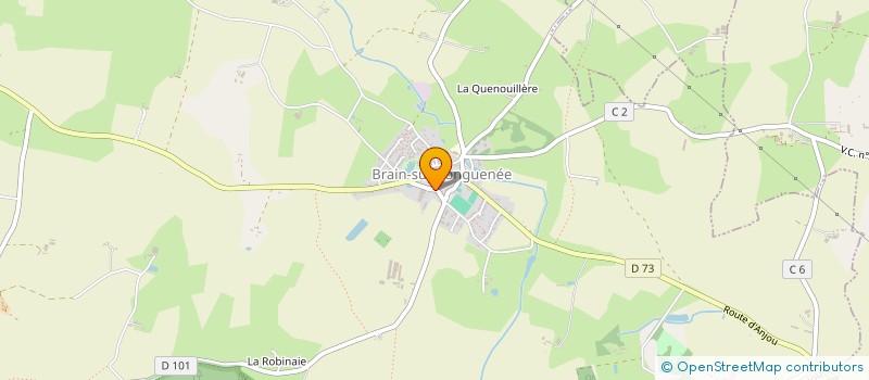 localisation de l'entreprise ANGERS MULTI-PROFESSION  ERDRE-EN-ANJOU