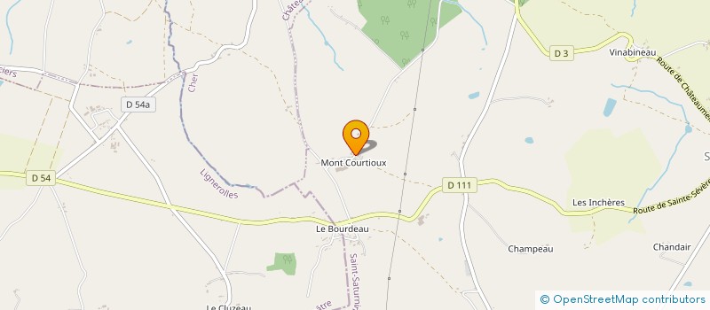localisation de l'entreprise ANGERS VITRAGES AUTOMOBILES à SAINT-SATURNIN