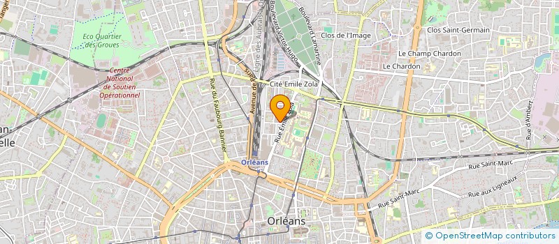 localisation de l'entreprise ANGEVE à ORLEANS