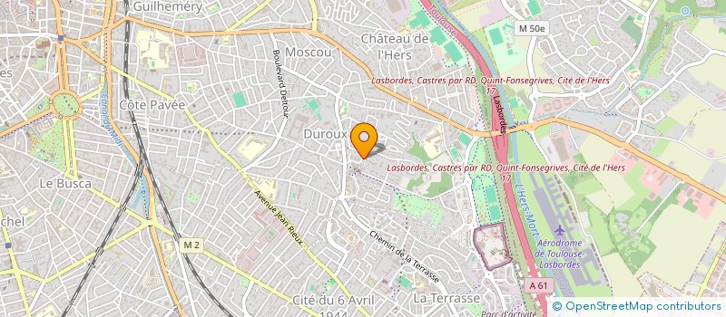 localisation de l'entreprise ANGEVINE à TOULOUSE