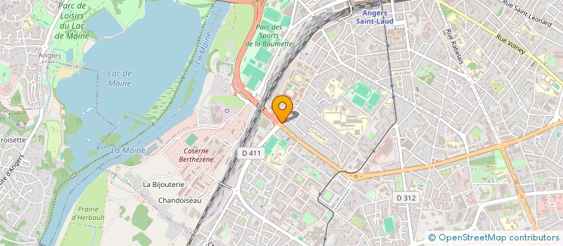 localisation de l'entreprise ANGEVINE DE CONSEIL SAS à ANGERS