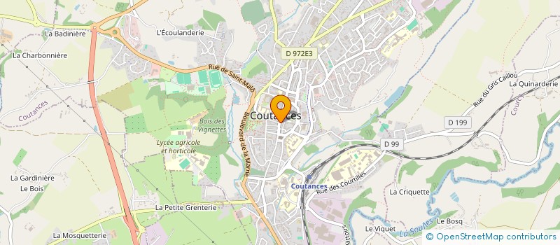 localisation de l'entreprise ANGEY FLEURS  COUTANCES