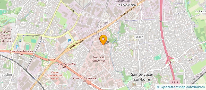 localisation de l'entreprise ANGHELL à NANTES
