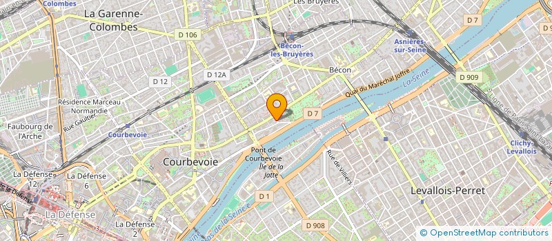 localisation de l'entreprise ANGHIARI à COURBEVOIE