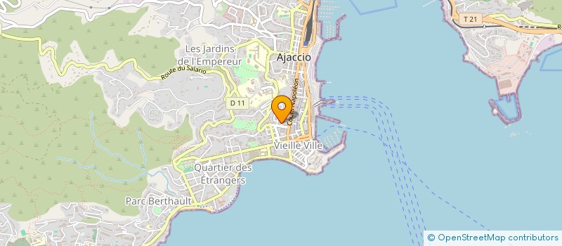 localisation de l'entreprise ANGHJULA ROSA à AJACCIO