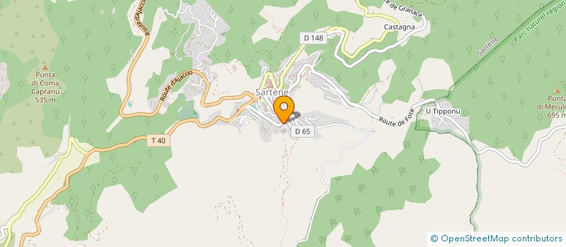 localisation de l'entreprise ANGHJULELLA  SARTENE