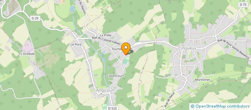 localisation de l'entreprise ANGI INVEST  ANGICOURT