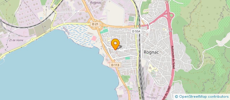 localisation de l'entreprise ANGIANA  ROGNAC