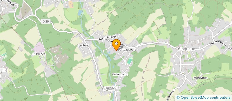 localisation de l'entreprise ANGIBAT  ANGICOURT