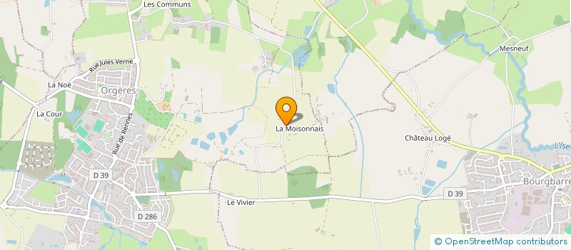 localisation de l'entreprise ANGIBOT à ORGERES