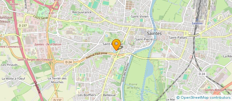 localisation de l'entreprise ANGICOELLO  SAINTES