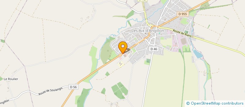 localisation de l'entreprise ANGIDIS  LES AIX-D'ANGILLON