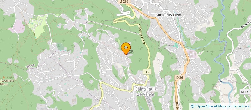 localisation de l'entreprise ANGIE à SAINT-PAUL-DE-VENCE