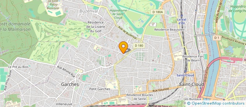 localisation de l'entreprise ANGIE à GARCHES