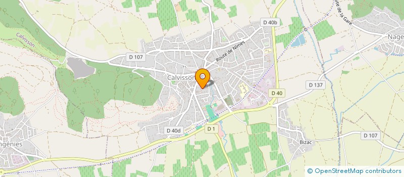 localisation de l'entreprise ANGIE  CALVISSON