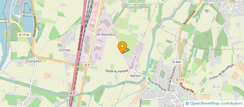 localisation de l'entreprise ANGIE  ETOILE-SUR-RHONE