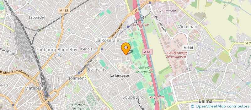 localisation de l'entreprise ANGIE à TOULOUSE