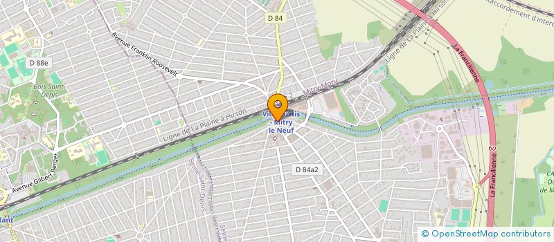 localisation de l'entreprise ANGIE FORM à VILLEPARISIS