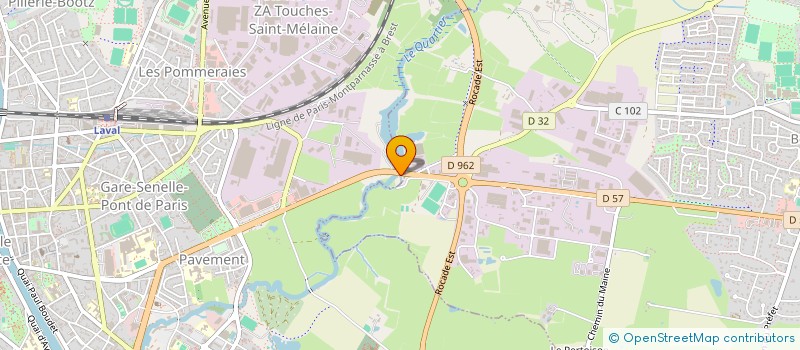 localisation de l'entreprise ANGIE INFORMATIQUE SYSTEME à LAVAL