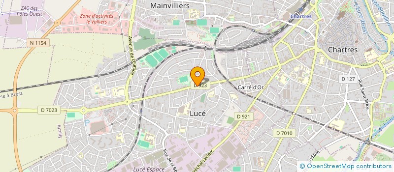 localisation de l'entreprise ANGIE SEVEN à LUCE