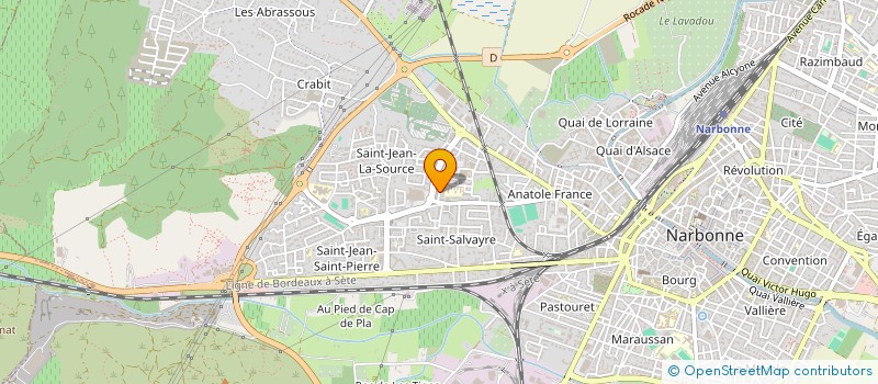 localisation de l'entreprise ANGIL  NARBONNE