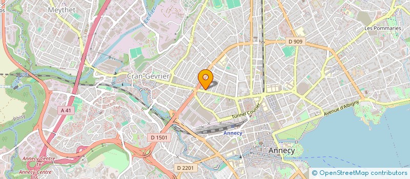 localisation de l'entreprise ANGILAN  ANNECY