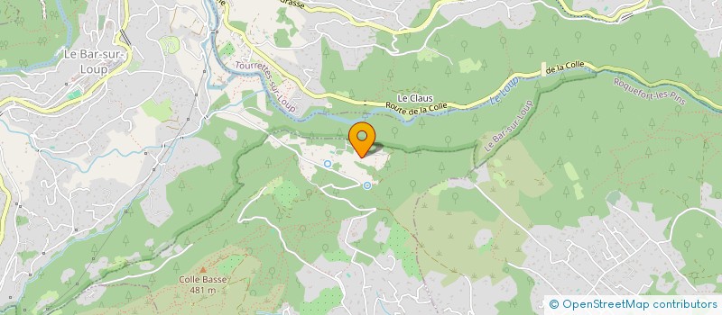 localisation de l'entreprise ANGIMA  LE ROURET