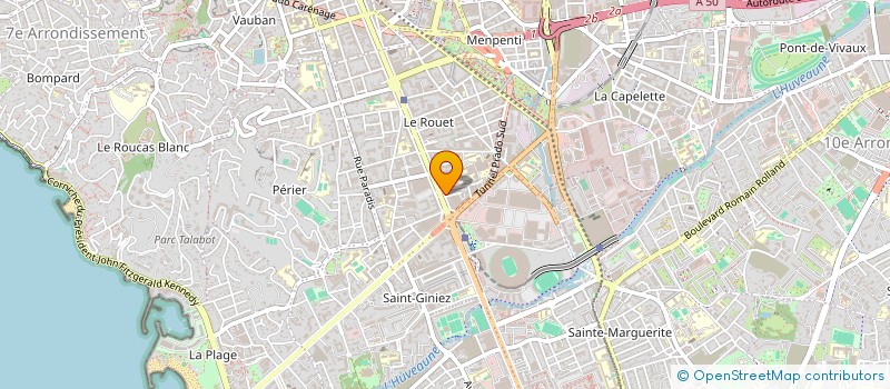 localisation de l'entreprise ANGIMMO à MARSEILLE