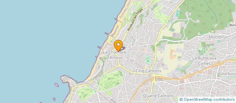 localisation de l'entreprise ANGINVEST  ANGLET