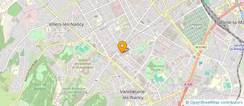 localisation de l'entreprise ANGIO VANDOEUVRES  VANDUVRE-LES-NANCY