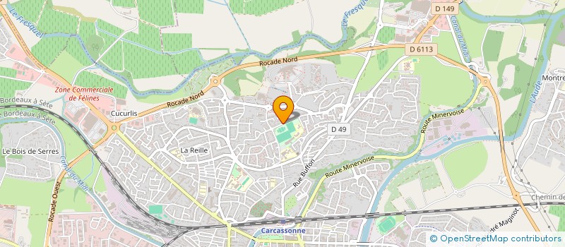 localisation de l'entreprise ANGIOCAT à CARCASSONNE