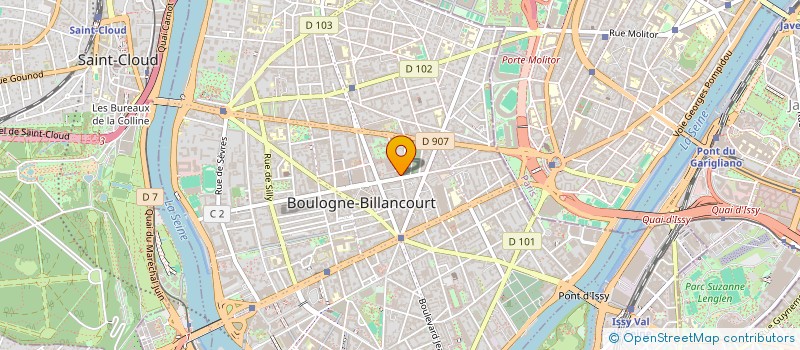 localisation de l'entreprise ANGIOLINO à BOULOGNE-BILLANCOURT