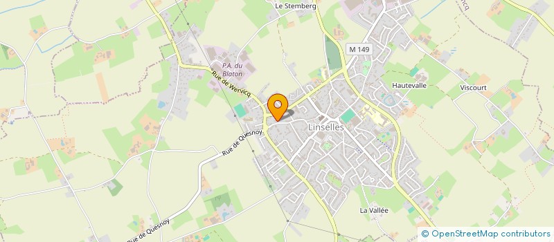 localisation de l'entreprise ANGIONORD  LINSELLES