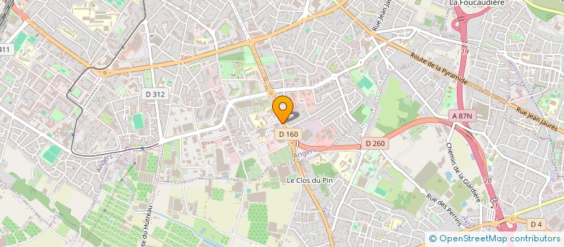 localisation de l'entreprise ANGIOS à ANGERS