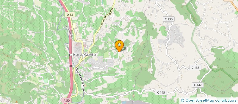 localisation de l'entreprise ANGIS à LE CASTELLET