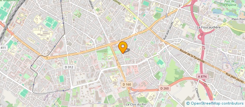 localisation de l'entreprise ANGISSIMO ORCHESTRE SYMPHONIQUE D ANJOU à ANGERS