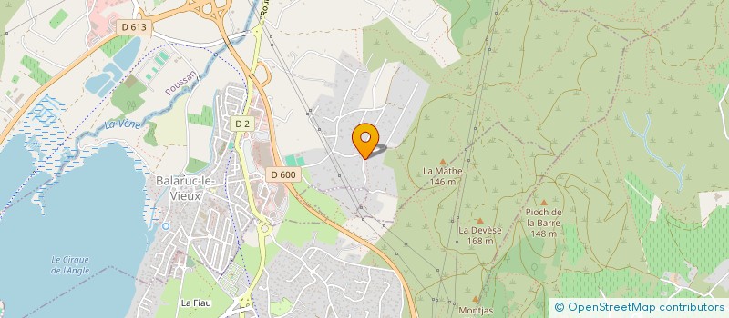 localisation de l'entreprise ANGIU  BALARUC-LE-VIEUX