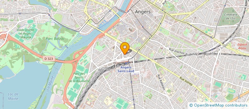 localisation de l'entreprise ANGKOR à ANGERS