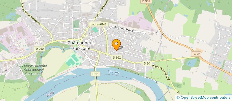 localisation de l'entreprise ANGKOR  CHATEAUNEUF-SUR-LOIRE