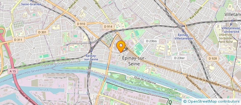 localisation de l'entreprise ANGKOR à EPINAY-SUR-SEINE