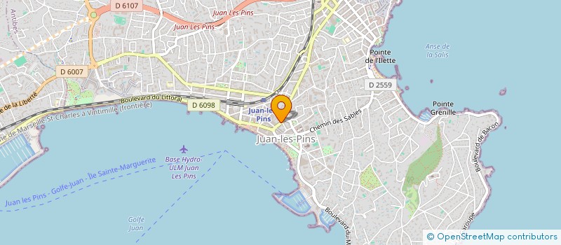 localisation de l'entreprise ANGKOR à ANTIBES