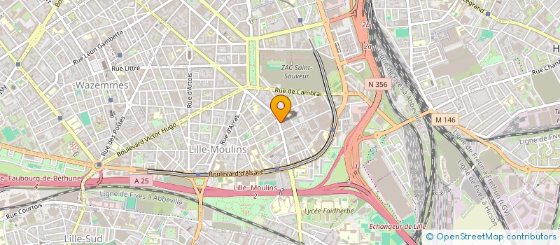 localisation de l'entreprise ANGKOR ET TOUJOURS à LILLE