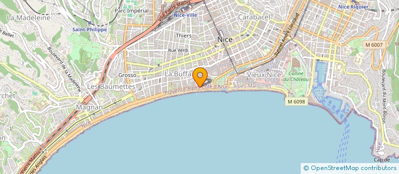 localisation de l'entreprise ANGL  NICE