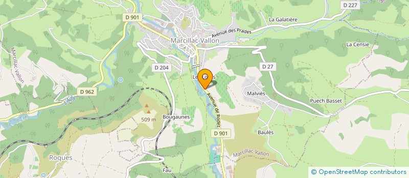 localisation de l'entreprise ANGLADE PATRICE  VALADY